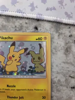 Pikachu SM162 Promo Pokemon Card Holo Rare LP *Review Photos For Details* - Image 4