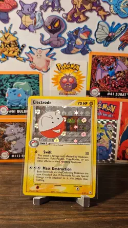 Pokemon TCG Electrode Holo Rare Card 5/101 Hidden Legends Series - MP - Image 1