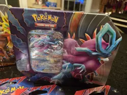 Variety Lot Of 4 New Pokemon Tins & 10 Individual Packs Of Trading Cards - Image 5