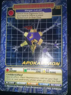 Apokarimon Apocalymon digimon Digi battle card game series 6 - Image 1