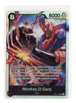 Monkey.D.Garp OP11-095 SR One Piece A Fist of Divine Speed Card - Image 1