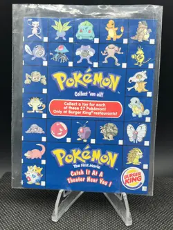 POKETRIVIA POKEMON THE FIRST MOVIE CARD ~ GASTLY #92 Mewtwo strikes back - Image 2