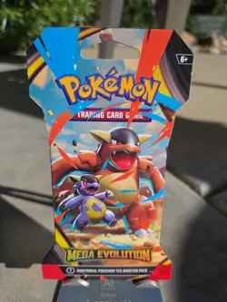 Pokemon TCG Mega Evolution Booster Pack Rockruff & Lycanroc Promo Card - Image 1