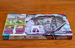 Pokemon TCG Galarian Rapidash V Box + 6 Promo Cards New Sealed 820650100512 - Image 3
