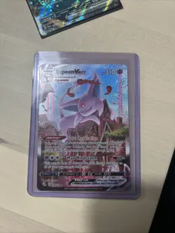 Pokemon TCG Fusion Strike Espeon VMAX Alt Art Secret Rare Holo Card 270/264 - Image 2
