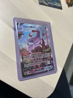 Pokemon TCG Fusion Strike Espeon VMAX Alt Art Secret Rare Holo Card 270/264 - Image 4
