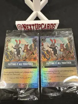 2 Lorcana Putting It All Together 27/P3 Cinemark Promo Card Zootopia 2 Disney - Image 1