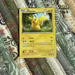 Pokemon TCG - PIKACHU card - 48/162 - XY BREAKthrough (2015) LP - Image 1