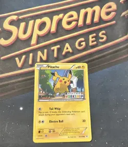 Pikachu 20/108 Rare Vintage Promo Pokemon Card Build A Bear Workshop Stamped - Image 1