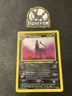 Houndoom - 8/64 - Pokemon Neo Revelation Unlimited Holo Rare Card WOTC LP - Image 1