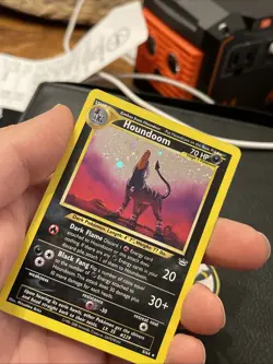 Houndoom - 8/64 - Pokemon Neo Revelation Unlimited Holo Rare Card WOTC LP - Image 3