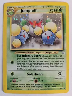 Jumpluff 9/64 Pokemon Neo Revelation Unlimited Holo Rare Card WOTC LP - Image 1