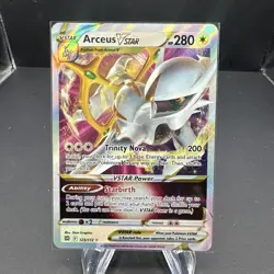 Arceus VSTAR - 123/172 - Pokemon Brilliant Stars Sword Shield Ultra Rare Card NM - Image 1