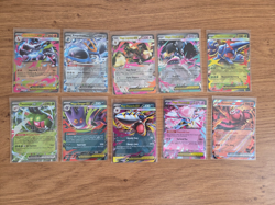 10x Pokemon TCG Ex Bundle Double Rare Holo Cards NM INC. Charizard ex 013/094 - Image 1