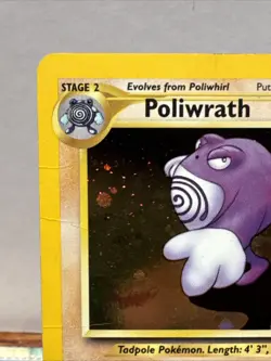 Poliwrath Neo Discovery Holo Rare Unlimited Pokemon TCG Card 9/75 - Image 2