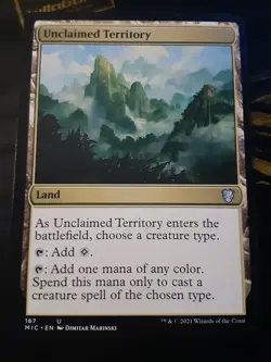Unclaimed Territory , Commander Innistrad MH , Near Mint , MTG,FREE SHIPPING - Image 1