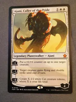 Ajani, Caller of the Pride Foundations Regular NM Mythic 0134 - Image 1