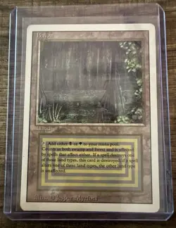 Magic The Gathering Bayou (Revised) Land - Image 1