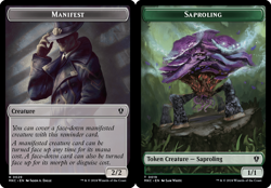 MTG - 4 x Saproling Manifest Double-Sided Token - Playset of 4 - Karlov Manor - Image 2