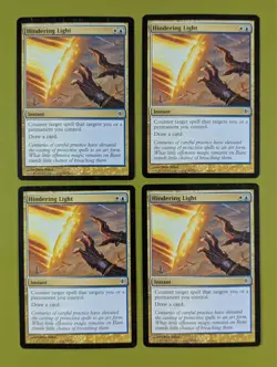 Hindering Light x4 Shards of Alara 4x Playset Magic the Gathering MTG - Image 1