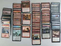 Magic 100 Commander Deck Valduk Mono Red Elemental Slinger MTG Ready To Play - Image 1