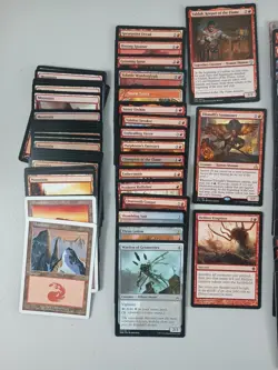 Magic 100 Commander Deck Valduk Mono Red Elemental Slinger MTG Ready To Play - Image 2