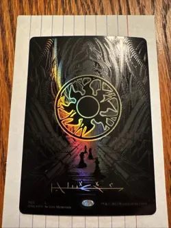 Mint/Near-Mint, English - 1 x MTG Plains - Foil - Oil Slick Phyrexia: All Will B - Image 1