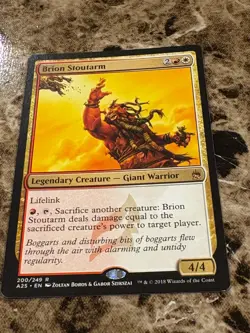 BRION STOUTARM Magic MTG Masters 25 - Image 1