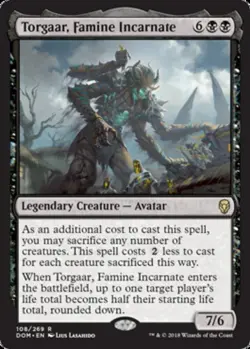 Torgaar, Famine Incarnate - Foil x1 - Dominaria - NM-Mint, English - Dominaria - Image 1