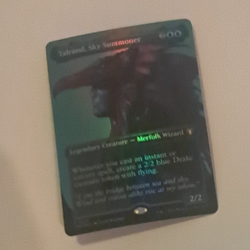 Talrand, Sky Summoner Borderless FOIL Magic the Gathering Commander Masters MTG - Image 1