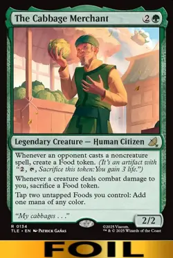 1x - The Cabbage Merchant - FOIL #134 - Avatar: Eternal - NM MTG - Image 1