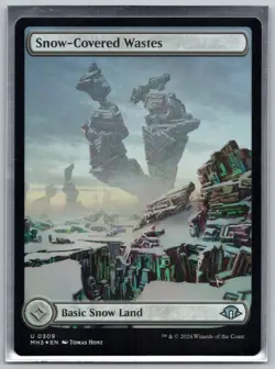 Snow-Covered Wastes (0309) FOIL - Modern Horizons 3 - MTG - Near Mint - Image 1