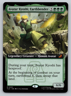 Avatar Kyoshi, Earthbender Extended Art- MTG Avatar: The Last Airbender TLA - Image 1