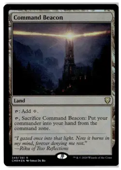 MTG Foil Command Beacon - Commander Legends Moderately Played English - Image 1