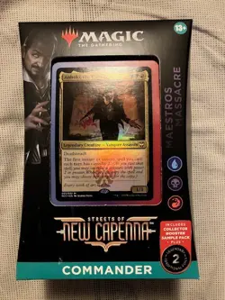 MTG Streets of New Capenna Commander Deck - Maestros Massacre **New Sealed** - Image 1