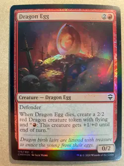 MTG 1x FOIL Dragon Egg Commander Legends Pauper Magic the Gathering x1 NM - Image 1