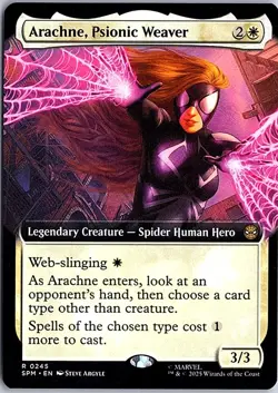 Arachne, Psionic Weaver (Extended Art) R Marvel's Spider-Man 245 NM Magic - Image 1