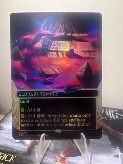 Near Mint x 1 Eldrazi Temple (0014) - Foil - Borderless Edge of Eternities: Stel - Image 1
