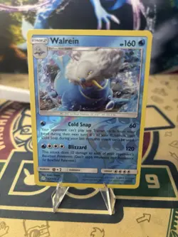 Walrein 52/236 Rare Reverse Holo Card Sun & Moon - Cosmic Eclipse Pokemon TCG - Image 1