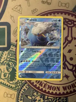 Walrein 52/236 Rare Reverse Holo Card Sun & Moon - Cosmic Eclipse Pokemon TCG - Image 3