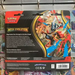 Pokemon TCG Mega Evolution Triple Blister Golduck New & Sealed Pack - Image 2