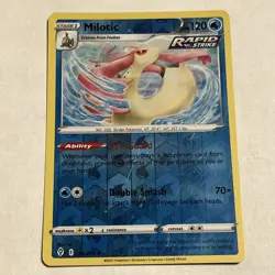 Milotic #038/203 Reverse Holo Rare 2021 Pokemon Evolving Skies LP - Image 1