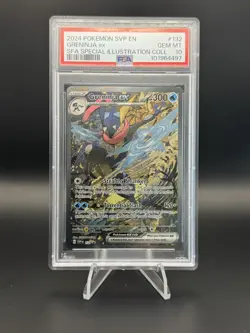 Greninja ex 132 Pokemon Shrouded Fable Black Star Promo GEM MINT PSA 10 - Image 1