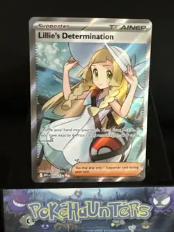 Pokemon Card 169/132 Lillies Determination Secret Rare Mega Evolution Trainer NM - Image 1