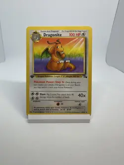Dragonite 19/62 1st Edition Regular Rare Fossil Unlimited Pokemon TCG - Image 2