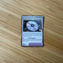 Pokemon ~ Technical Machine: Turbo Energize (Cosmos Holo) ~ Play! Prize Pack Six - Image 1