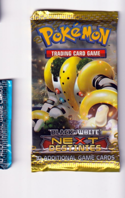 Sealed Pokemon Black & White Next Destinies Booster Pack Regigigas - Unopened - Image 1