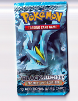Sealed Pokemon Black & White Noble Victories Booster Pack Kyurem - Unopened - Image 1