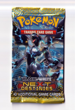 Sealed Pokemon Black & White Next Destinies Booster Pack Zekrom - Unopened - Image 1