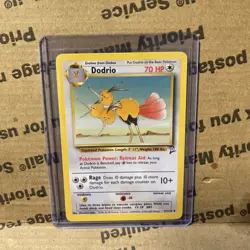 Pokemon - Dodrio - 37/130 - Uncommon - Unlimited Edition - Base Set 2 - NM - Image 1
